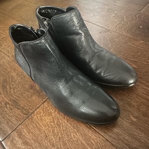 Sam Edelman black leather booties
